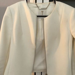 Ted baker cream off white blazer
